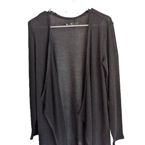 Mesh Cardigan Sweater